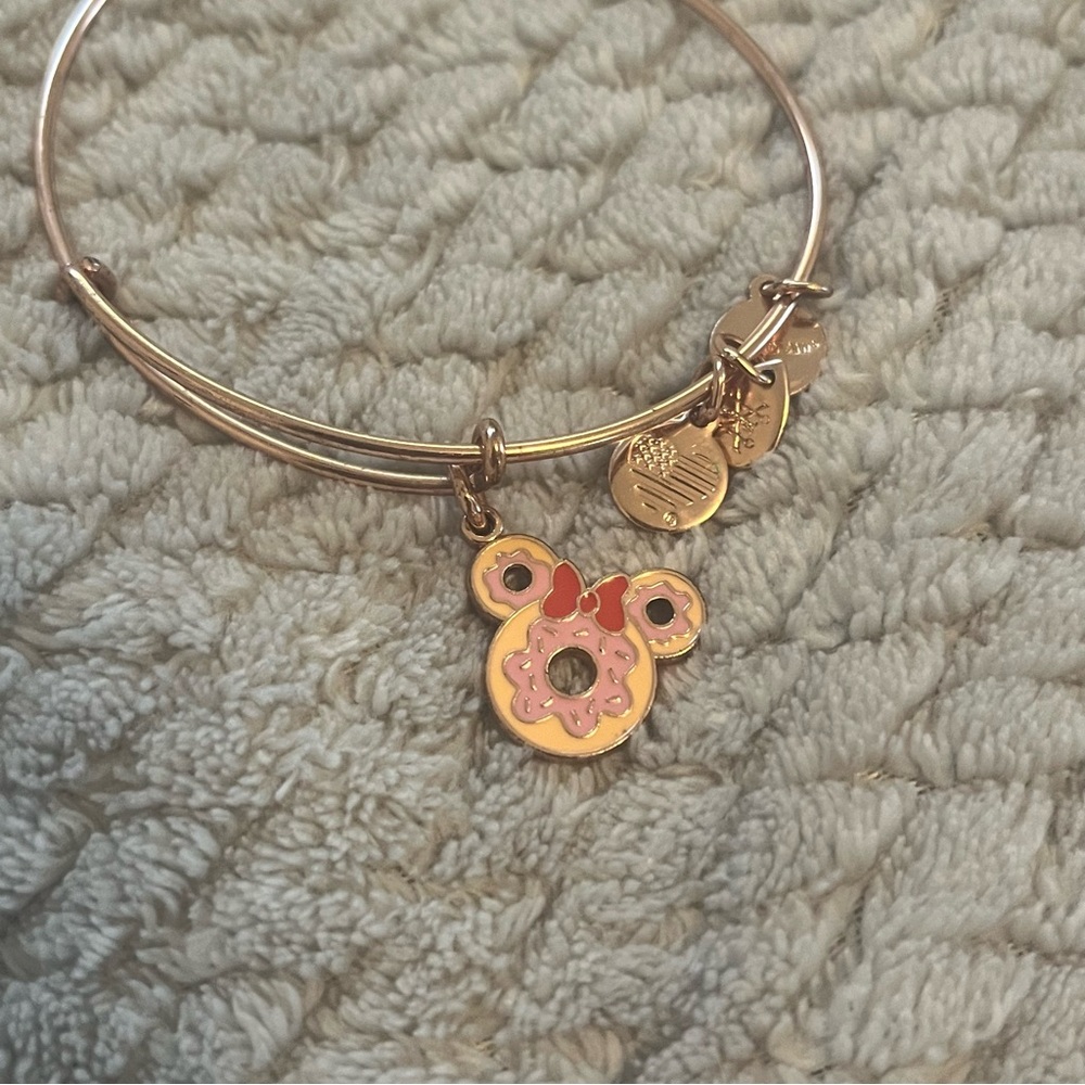 Alex & Ani Minnie Mouse Donut bracelet